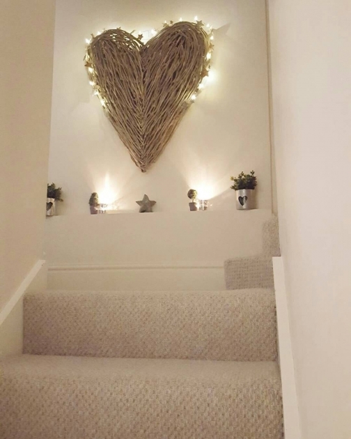 Surprising Top Of Stairs Decorating Image
