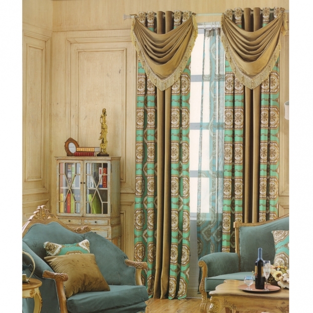 Surprising Valance Curtains For Living Room Picture