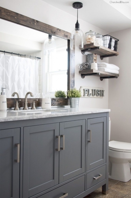 Top Bathroom Ideas Grey Vanity Pic