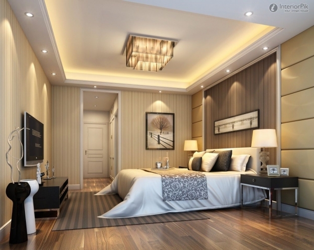 Top Bedroom Ceiling Interior Design Pic