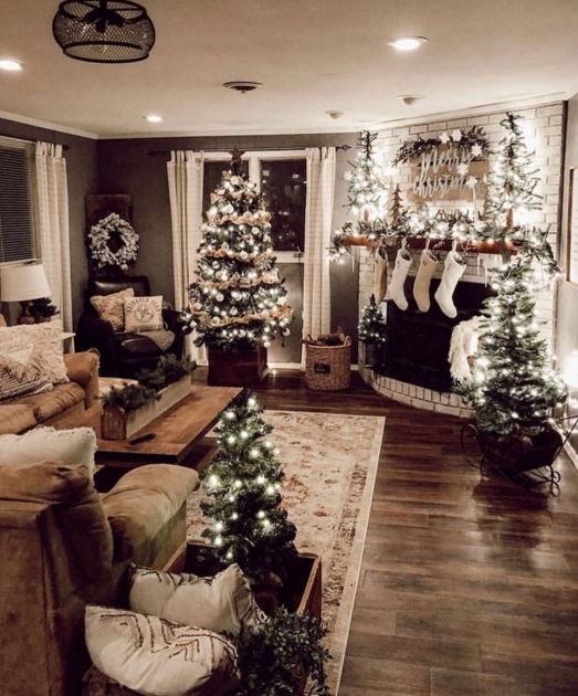 Top Christmas Living Room Decor Photo