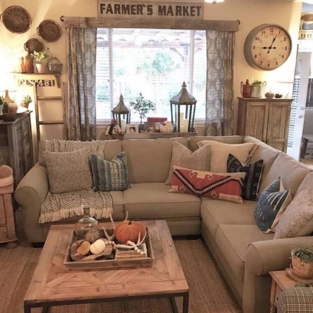 Top Country Living Room Decor Pic
