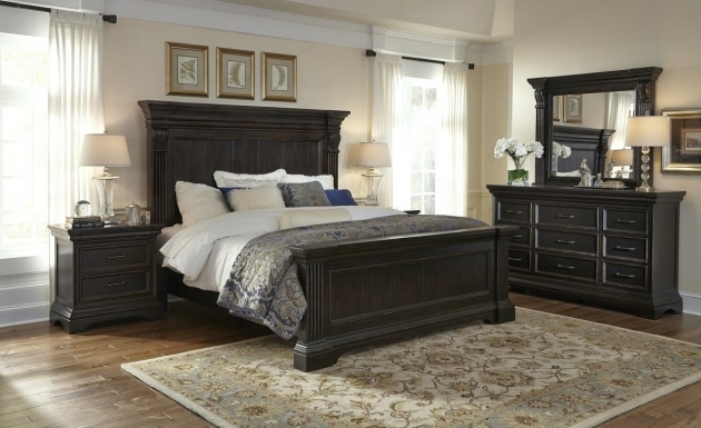 Top Dark Wood Bedroom Furniture Image