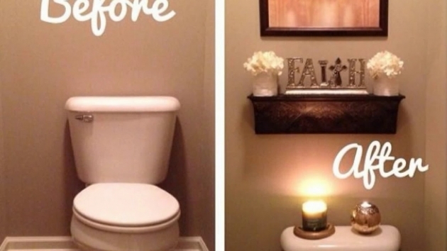 Top Half Bathroom Decor Ideas Pic