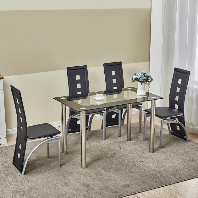 Top Kitchen Glass Table And Chairs Picture