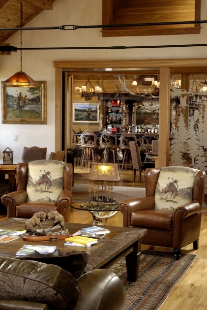 Top Western Living Room Design Pic