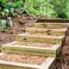 Wooden Garden Stairs