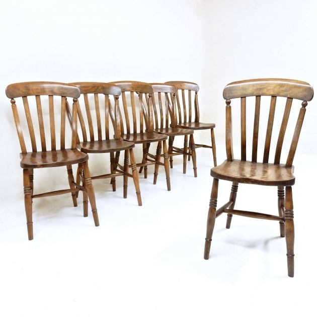 Wonderful Antique Farmhouse Kitchen Chairs Photo