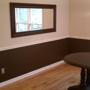Bathroom Chair Rail Paint Ideas