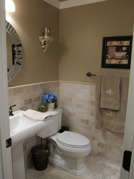 Wonderful Bathroom Half Wall Tile Ideas Pic