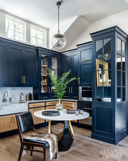 Wonderful Blue Kitchen Decor Pic