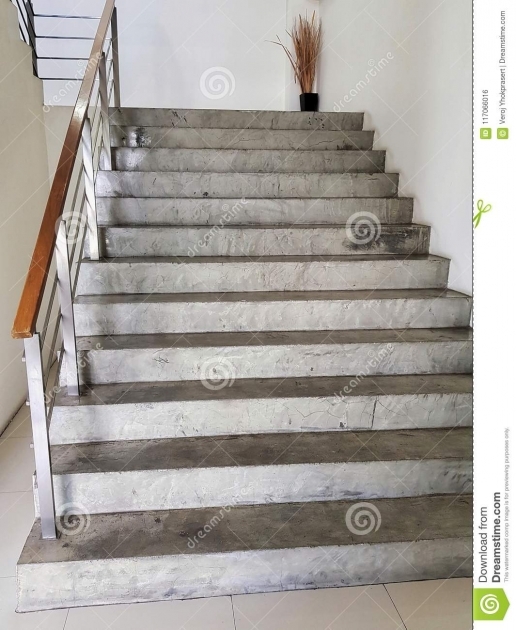 Wonderful Cement Stairs Design Photo