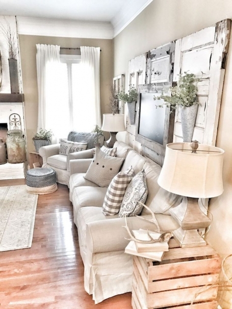 Wonderful Country Living Room Decor Pic