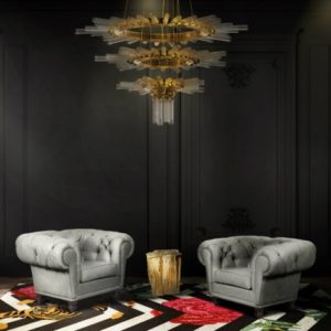 Dark Living Room Interior Design