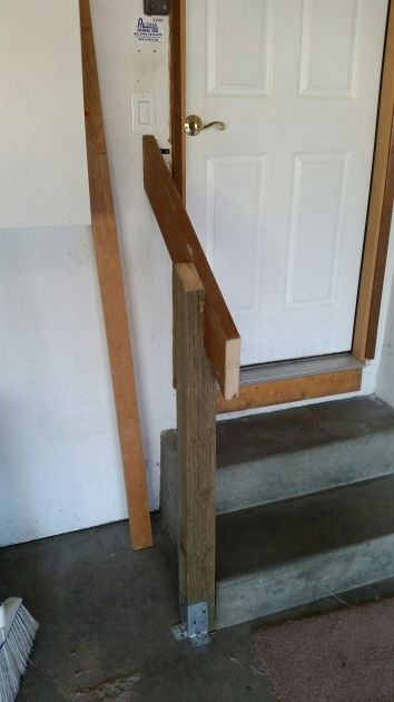 Wonderful Handrails For Garage Stairs Picture