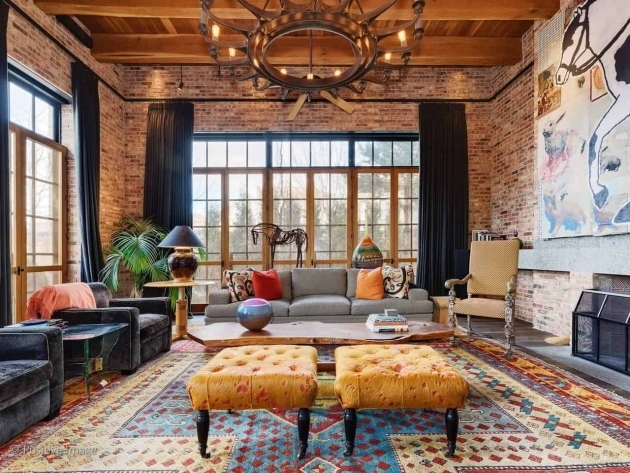 Wonderful Industrial Living Room Furniture Pic