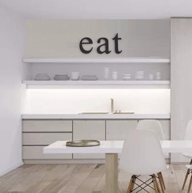 Wonderful Kitchen Decor Eat Letters Image
