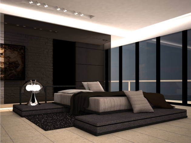 Wonderful Master Bedroom Modern Lighting Picture