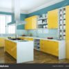 Modern Yellow Kitchen