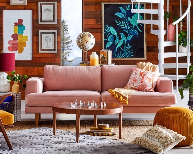 Wonderful Orange Living Room Furniture Photo