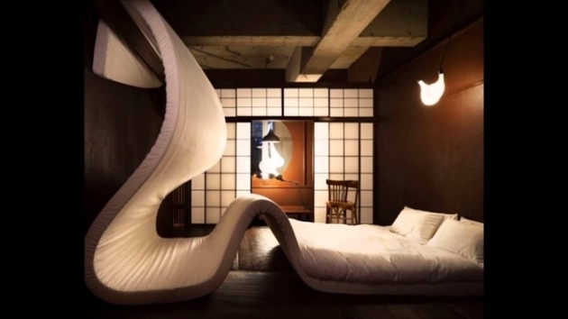 Wonderful Oriental Bedroom Design Image