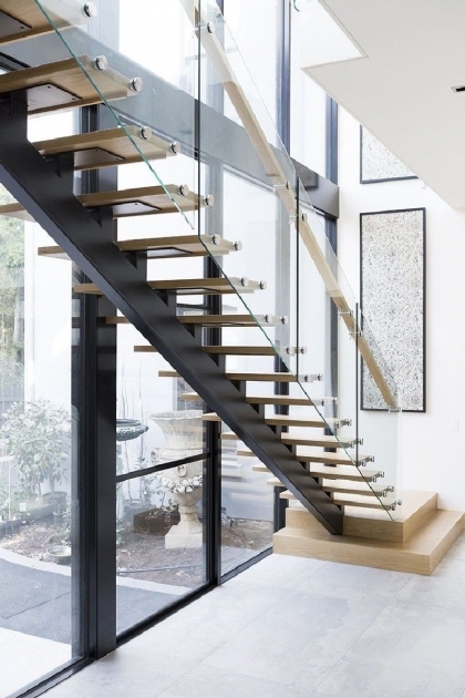 Wonderful Stairs Modern Glass Image