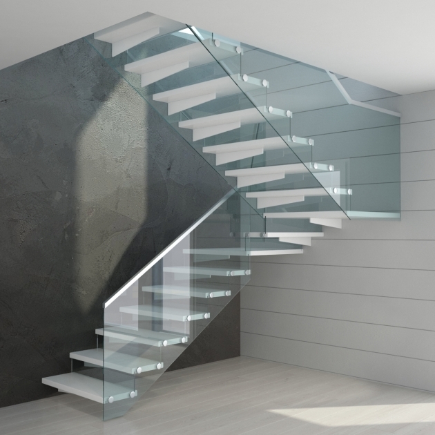 Wonderful Stairs Modern Glass Picture