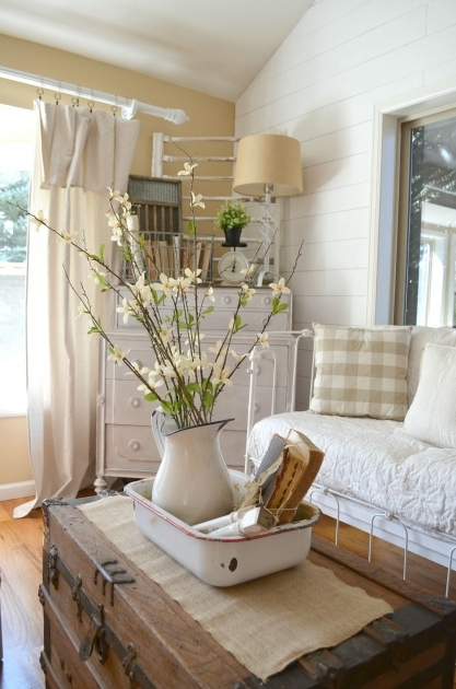 Wonderful Vintage Farmhouse Living Room Decor Picture