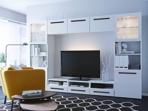 Wonderful White High Gloss Living Room Furniture Ikea Photo